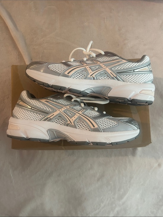 Asics Other - Asics White, Silver & Light Pink Athletic Running Shoes